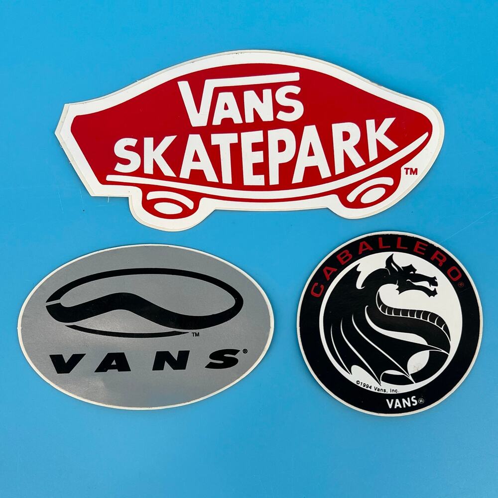 90s Vans Skateboard stickers 1990s vintage